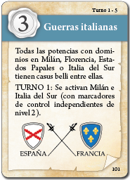 carta guerras italianas